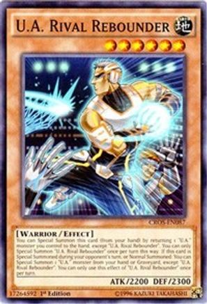 U.A. Rival Rebounder (CROS-EN087) - Crossed Souls 1st Edition - Premium Yugioh Single from Konami - Just $0.25! Shop now at Game Crave Tournament Store