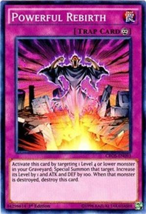 Powerful Rebirth (CROS-EN093) - Crossed Souls 1st Edition - Premium Yugioh Single from Konami - Just $0.25! Shop now at Game Crave Tournament Store