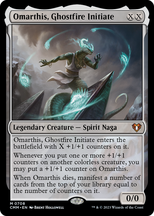 Omarthis, Ghostfire Initiate (CMM-708) - Commander Masters Foil - Premium MTG Single from Wizards of the Coast - Just $0.17! Shop now at Game Crave Tournament Store