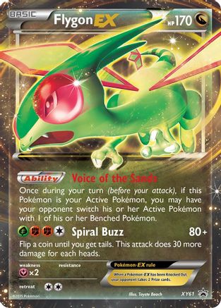 Flygon-EX XY61/211 - XY Black Star Promos Holofoil - Premium Pokemon Single from Nintendo - Just $1.55! Shop now at Game Crave Tournament Store