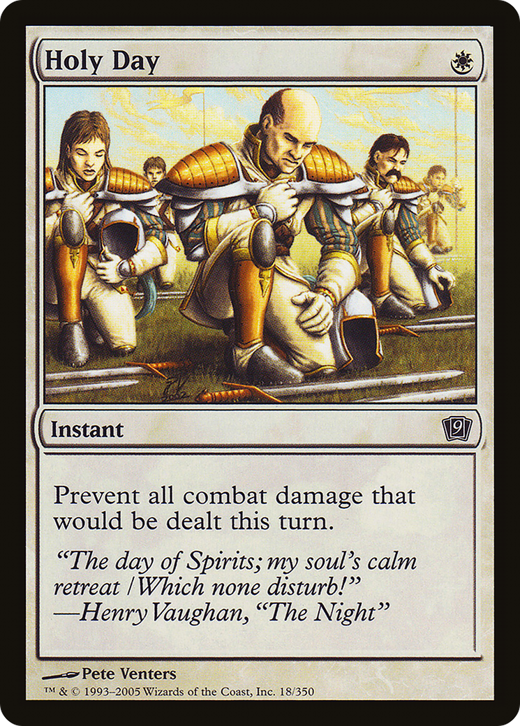 Holy Day (9ED-18★) - Ninth Edition Foil - Premium MTG Single from Wizards of the Coast - Just $0.40! Shop now at Game Crave Tournament Store