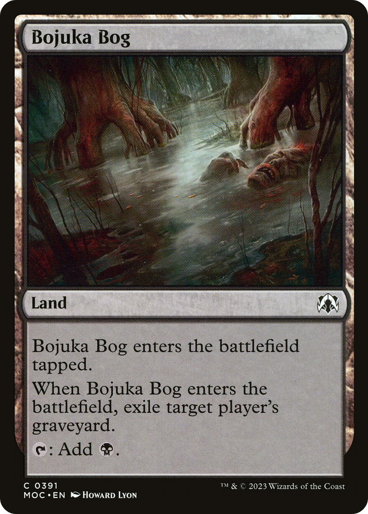 Bojuka Bog (MOC-391) - March of the Machine Commander - Premium MTG Single from Wizards of the Coast - Just $0.29! Shop now at Game Crave Tournament Store