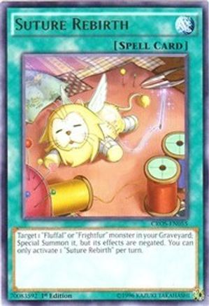 Suture Rebirth (CROS-EN055) - Crossed Souls Unlimited - Premium Yugioh Single from Konami - Just $0.25! Shop now at Game Crave Tournament Store