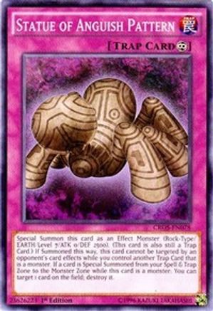 Statue of Anguish Pattern (CROS-EN078) - Crossed Souls Unlimited - Premium Yugioh Single from Konami - Just $1.85! Shop now at Game Crave Tournament Store
