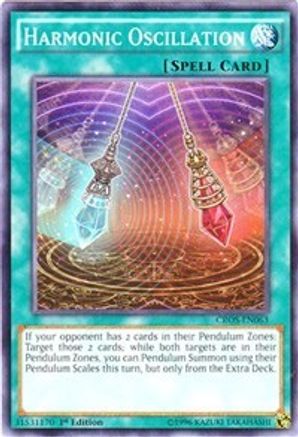 Harmonic Oscillation (CROS-EN063) - Crossed Souls Unlimited - Premium Yugioh Single from Konami - Just $0.08! Shop now at Game Crave Tournament Store