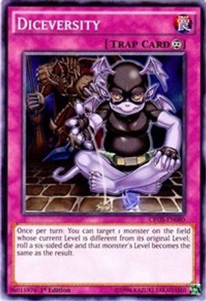 Diceversity (CROS-EN080) - Crossed Souls Unlimited - Premium Yugioh Single from Konami - Just $0.25! Shop now at Game Crave Tournament Store