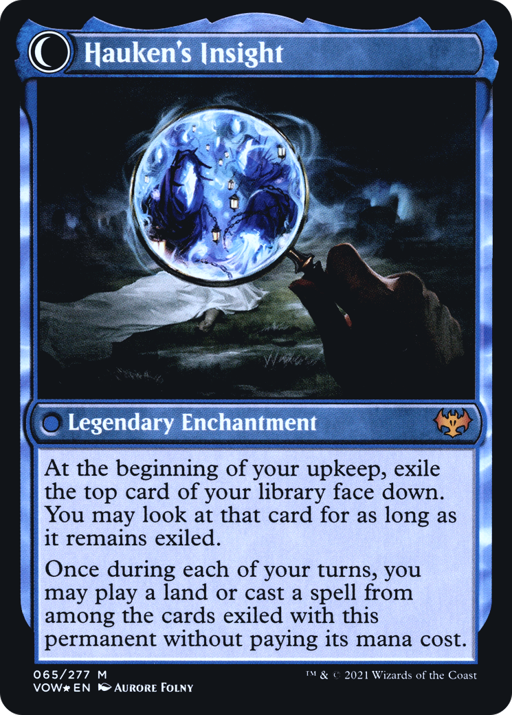Jacob Hauken, Inspector // Hauken's Insight (PVOW-65S) - Innistrad: Crimson Vow Promos: (Double Faced Transform) Foil - Premium MTG Single from Wizards of the Coast - Just $0.24! Shop now at Game Crave Tournament Store