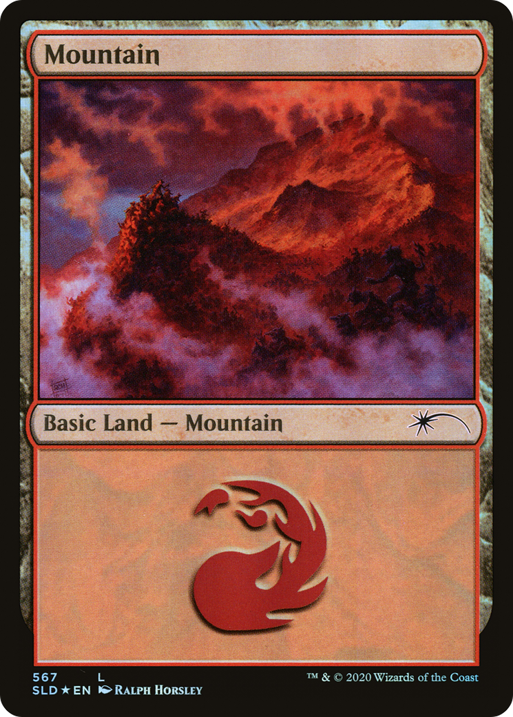 Mountain (SLD-567) - Secret Lair Drop Foil - Premium MTG Single from Wizards of the Coast - Just $0.78! Shop now at Game Crave Tournament Store