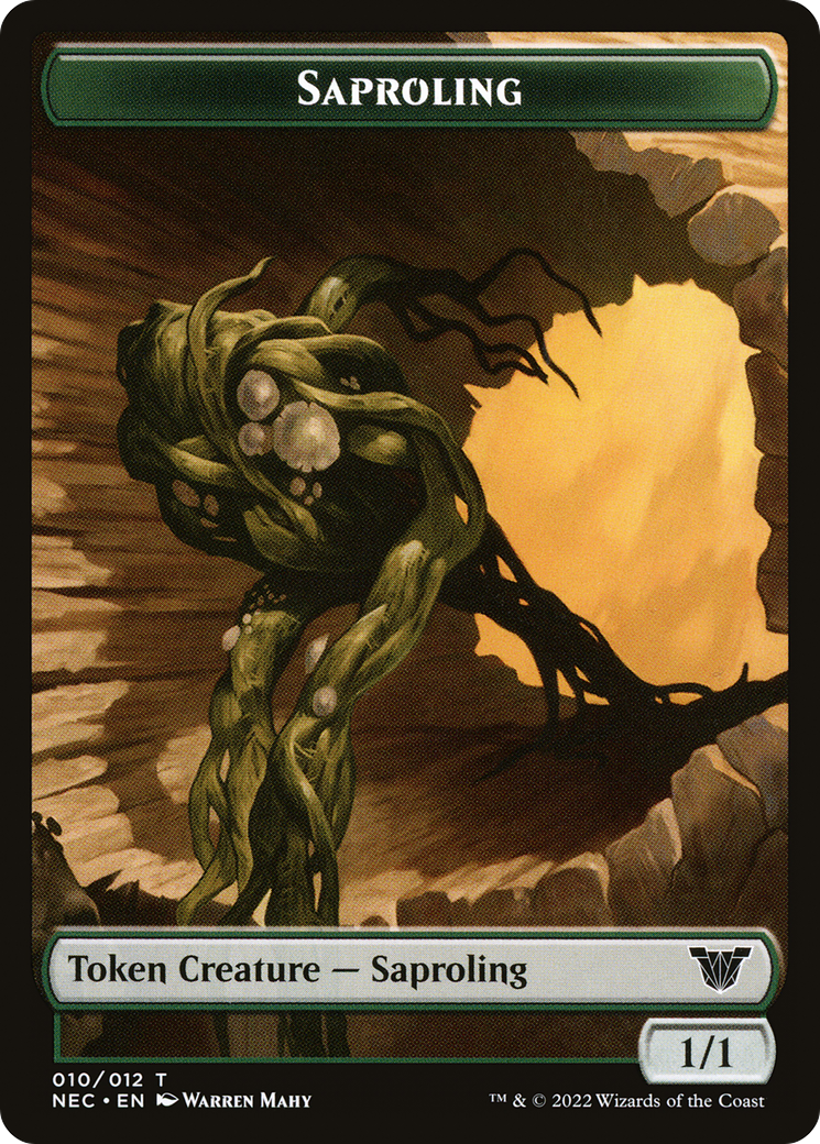 Saproling (TNEC-010) - Neon Dynasty Commander Tokens - Premium MTG Single from Wizards of the Coast - Just $0! Shop now at Game Crave Tournament Store