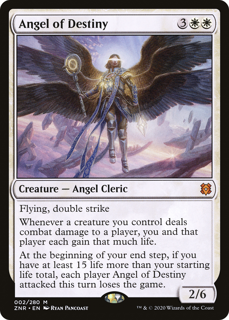 Angel of Destiny (ZNR-002) - Zendikar Rising - Premium MTG Single from Wizards of the Coast - Just $5.73! Shop now at Game Crave Tournament Store