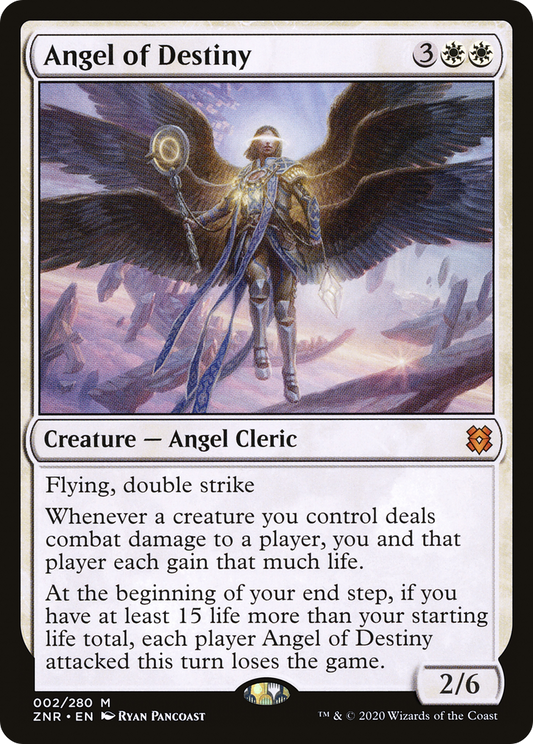 Angel of Destiny (ZNR-002) - Zendikar Rising - Premium MTG Single from Wizards of the Coast - Just $5.54! Shop now at Game Crave Tournament Store