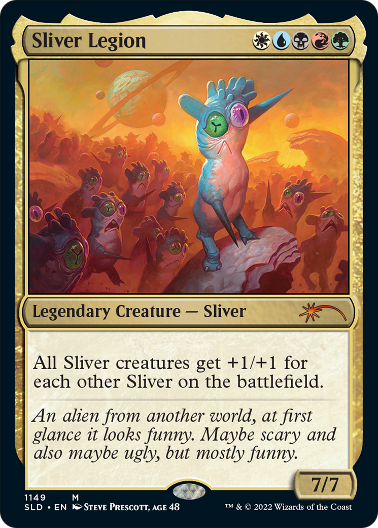 Sliver Legion (SLD-1149) - Secret Lair Drop - Premium MTG Single from Wizards of the Coast - Just $36.69! Shop now at Game Crave Tournament Store
