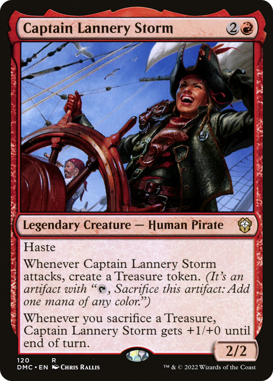 Captain Lannery Storm (DMC-120) - Dominaria United Commander - Premium MTG Single from Wizards of the Coast - Just $0.25! Shop now at Game Crave Tournament Store