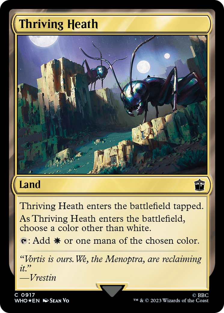 Thriving Heath (WHO-917) - Doctor Who Foil - Premium MTG Single from Wizards of the Coast - Just $0.41! Shop now at Game Crave Tournament Store
