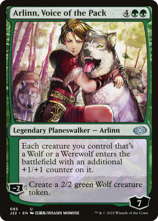 Arlinn, Voice of the Pack (J22-085) - Jumpstart 2022 - Premium MTG Single from Wizards of the Coast - Just $0.08! Shop now at Game Crave Tournament Store