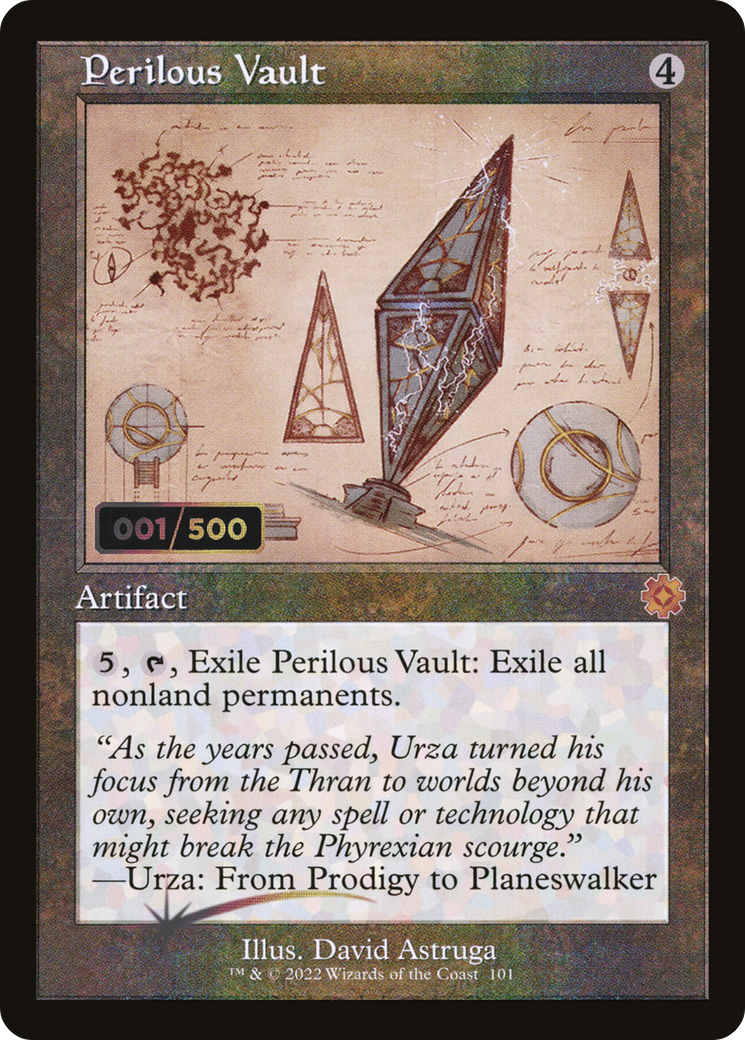Perilous Vault (BRR-101Z) - The Brothers' War Retro Artifacts Foil - Premium MTG Single from Wizards of the Coast - Just $37.34! Shop now at Game Crave Tournament Store