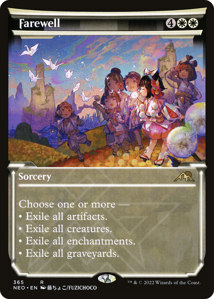 Farewell (NEO-365) - Kamigawa: Neon Dynasty: (Showcase) - Premium MTG Single from Wizards of the Coast - Just $2.09! Shop now at Game Crave Tournament Store