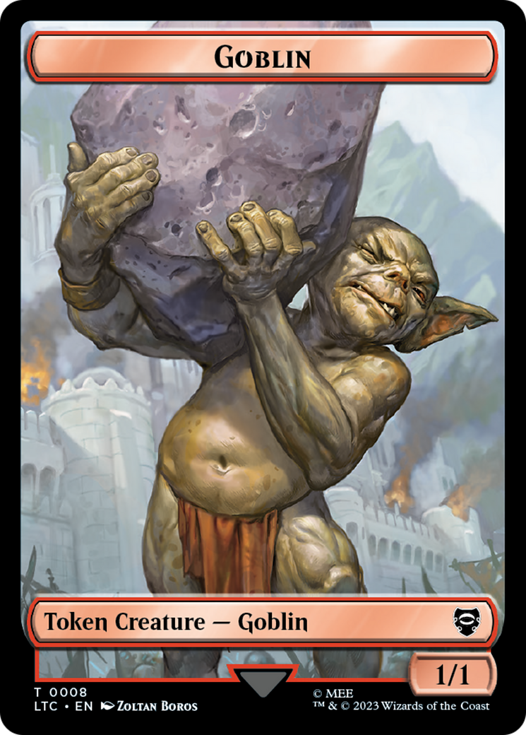 Goblin (TLTC-008) - Tales of Middle-earth Commander Tokens - Premium MTG Single from Wizards of the Coast - Just $0! Shop now at Game Crave Tournament Store