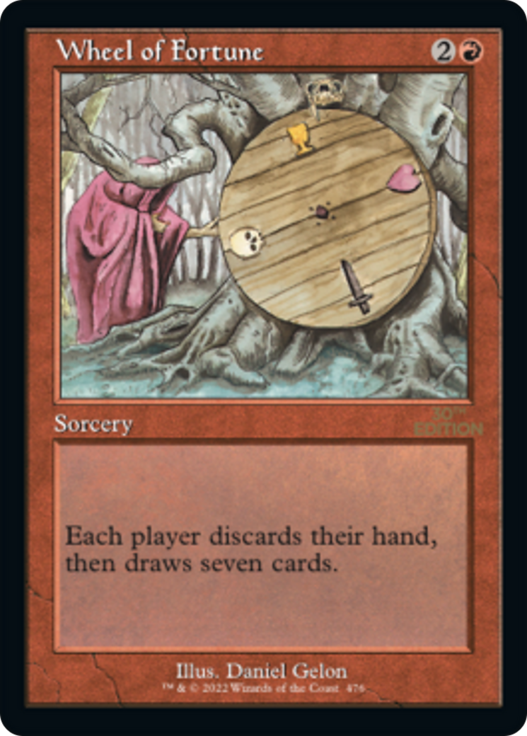 Wheel of Fortune (30A-476) - 30th Anniversary Edition - Premium MTG Single from Wizards of the Coast - Just $60! Shop now at Game Crave Tournament Store