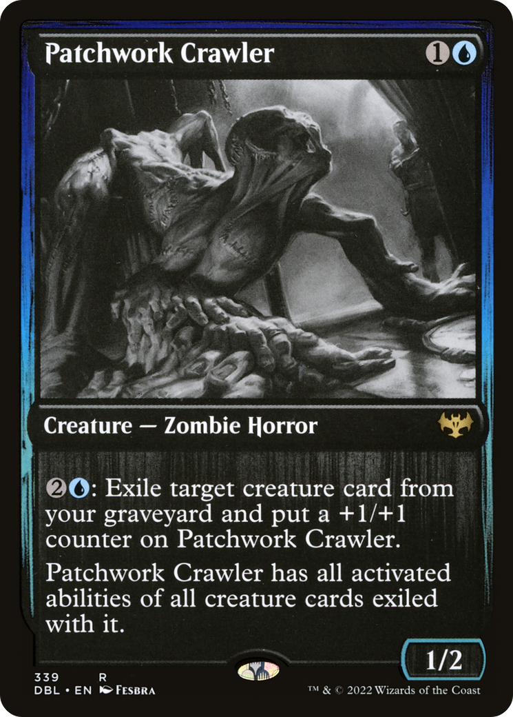 Patchwork Crawler (DBL-339) - Innistrad: Double Feature - Premium MTG Single from Wizards of the Coast - Just $0.08! Shop now at Game Crave Tournament Store