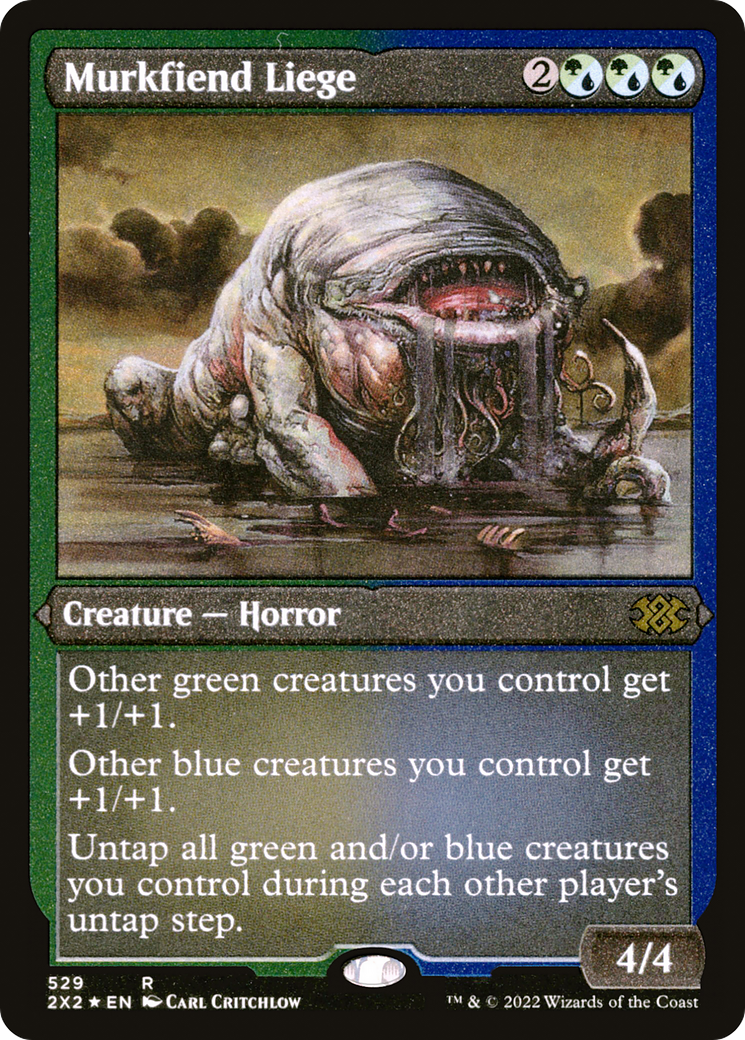 Murkfiend Liege (2X2-529) - Double Masters 2022 Etched Foil - Premium MTG Single from Wizards of the Coast - Just $2.50! Shop now at Game Crave Tournament Store