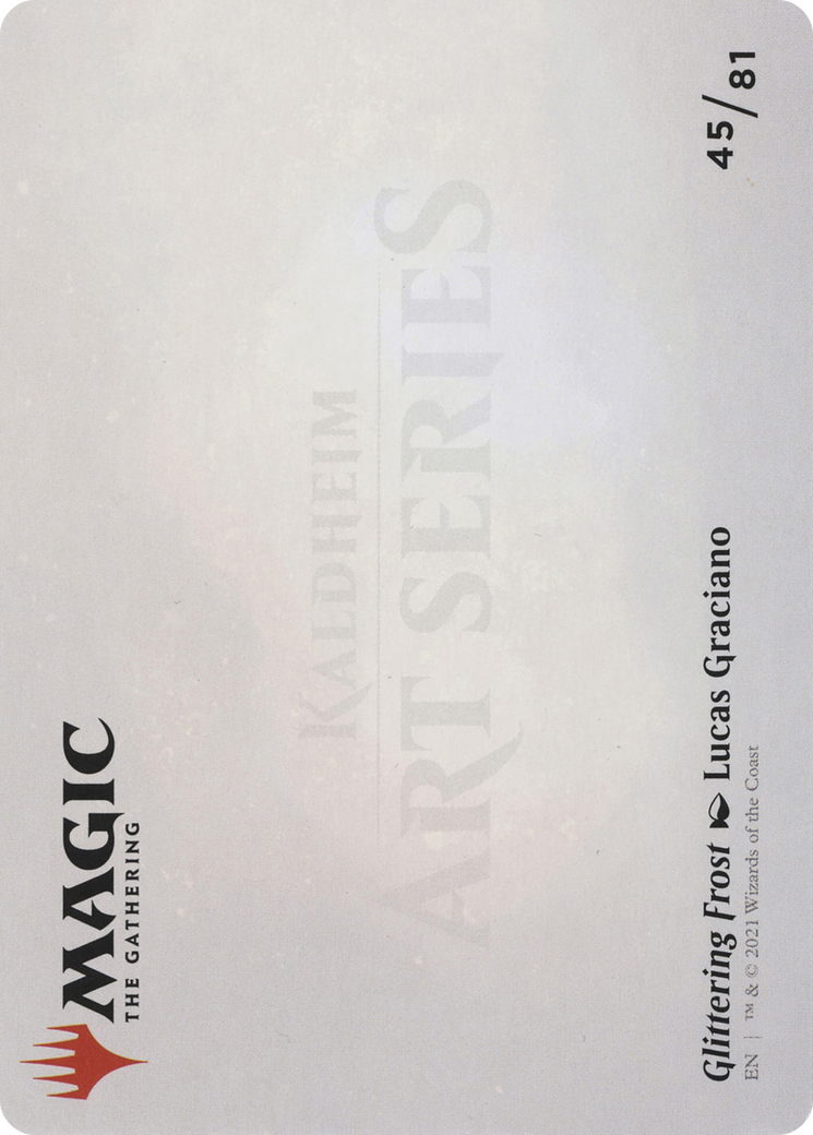 Glittering Frost // Glittering Frost (AKHM-045) - Kaldheim Art Series (Borderless) - Premium MTG Single from Wizards of the Coast - Just $0! Shop now at Game Crave Tournament Store