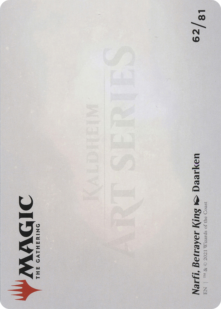 Narfi, Betrayer King // Narfi, Betrayer King (AKHM-062) - Kaldheim Art Series (Borderless) Foil - Premium MTG Single from Wizards of the Coast - Just $0! Shop now at Game Crave Tournament Store