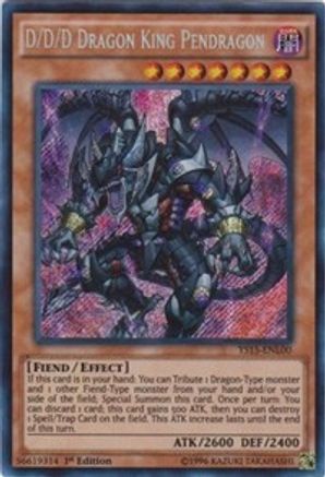 D/D/D Dragon King Pendragon (YS15-ENL00) - Starter Deck: Dark Legion 1st Edition - Premium Yugioh Single from Konami - Just $0.94! Shop now at Game Crave Tournament Store