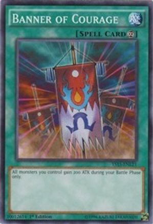 Banner of Courage (YS15-ENL21) - Starter Deck: Dark Legion 1st Edition - Premium Yugioh Single from Konami - Just $0.08! Shop now at Game Crave Tournament Store