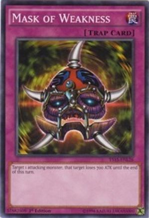 Mask of Weakness (YS15-ENL26) - Starter Deck: Dark Legion 1st Edition - Premium Yugioh Single from Konami - Just $0.08! Shop now at Game Crave Tournament Store