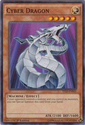 Cyber Dragon (YS15-ENF05) - Starter Deck: Saber Force 1st Edition - Premium Yugioh Single from Konami - Just $0.26! Shop now at Game Crave Tournament Store