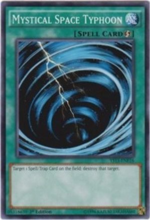 Mystical Space Typhoon (YS15-ENF16) - Starter Deck: Saber Force 1st Edition - Premium Yugioh Single from Konami - Just $0.25! Shop now at Game Crave Tournament Store