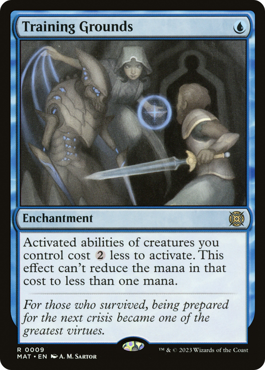 Training Grounds (MAT-009) - March of the Machine: The Aftermath Foil - Premium MTG Single from Wizards of the Coast - Just $1.13! Shop now at Game Crave Tournament Store