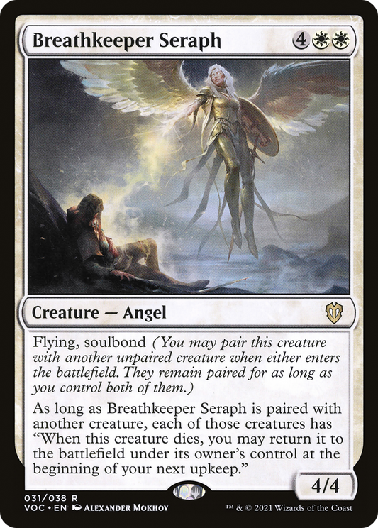 Breathkeeper Seraph (VOC-031) - Crimson Vow Commander - Premium MTG Single from Wizards of the Coast - Just $0.22! Shop now at Game Crave Tournament Store