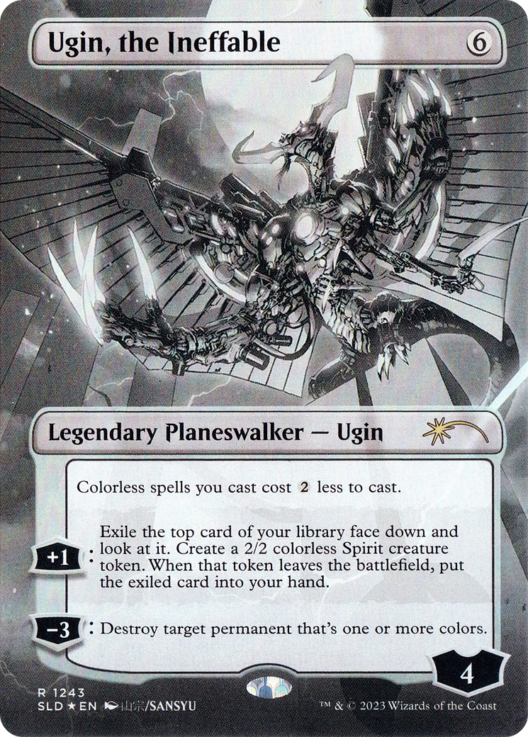 Ugin, the Ineffable (SLD-1243) - Secret Lair Drop (Borderless) Foil - Premium MTG Single from Wizards of the Coast - Just $1.93! Shop now at Game Crave Tournament Store