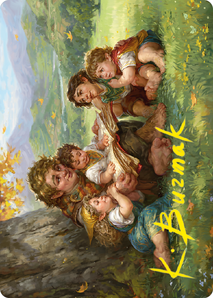 Samwise Gamgee // Samwise Gamgee (ALTR-019) - Tales of Middle-earth Art Series (Borderless) - Premium MTG Single from Wizards of the Coast - Just $0! Shop now at Game Crave Tournament Store