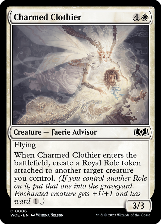 Charmed Clothier (WOE-006) - Wilds of Eldraine - Premium MTG Single from Wizards of the Coast - Just $0.08! Shop now at Game Crave Tournament Store