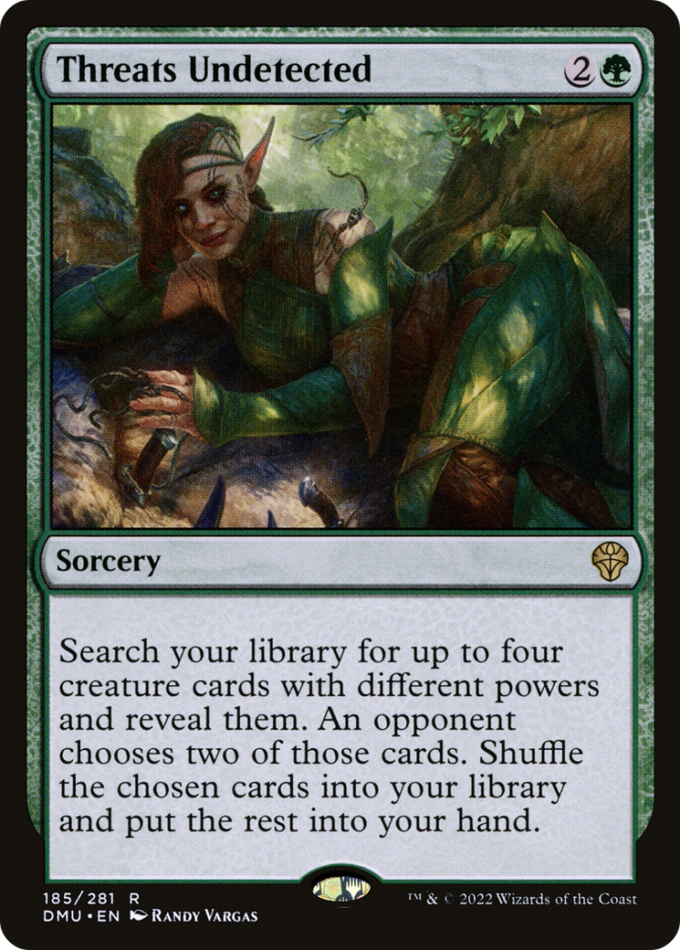 Threats Undetected (DMU-185) - Dominaria United - Premium MTG Single from Wizards of the Coast - Just $0.25! Shop now at Game Crave Tournament Store