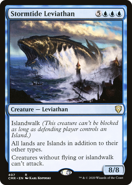 Stormtide Leviathan (CMR-407) - Commander Legends - Premium MTG Single from Wizards of the Coast - Just $0.08! Shop now at Game Crave Tournament Store