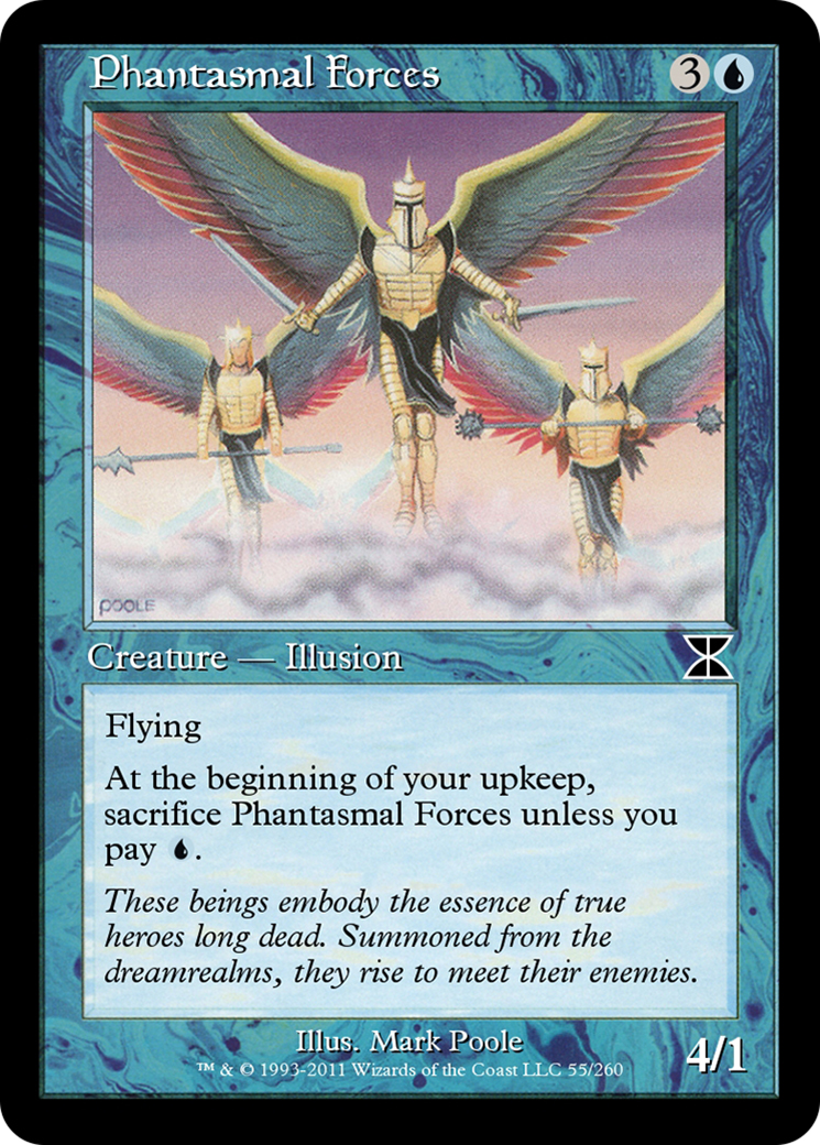 Phantasmal Forces (ME4-055) - Masters Edition IV Foil - Premium MTG Single from Wizards of the Coast - Just $0! Shop now at Game Crave Tournament Store