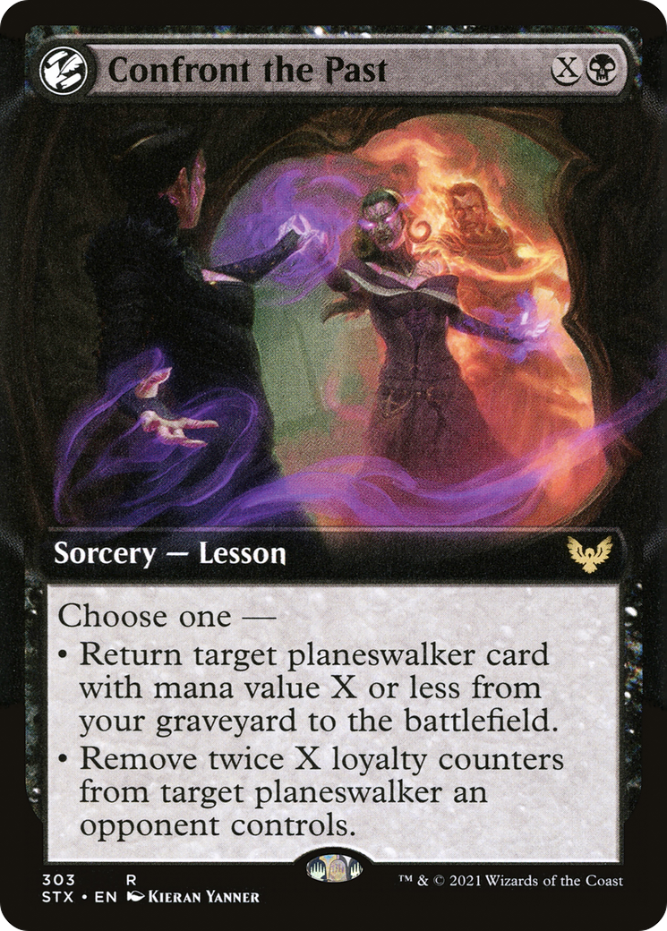 Confront the Past (STX-303) - Strixhaven: School of Mages: (Extended Art, lesson) - Premium MTG Single from Wizards of the Coast - Just $0.26! Shop now at Game Crave Tournament Store