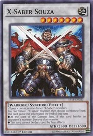 X-Saber Souza (SP15-EN033) - Star Pack ARC-V 1st Edition - Premium Yugioh Single from Konami - Just $0.25! Shop now at Game Crave Tournament Store