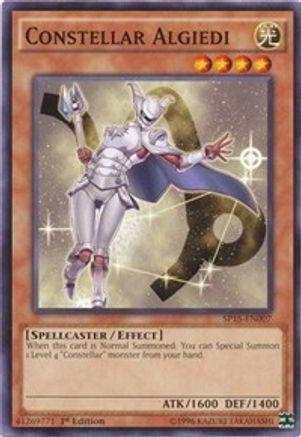 Constellar Algiedi (SP15-EN007) - Star Pack ARC-V 1st Edition - Premium Yugioh Single from Konami - Just $0.27! Shop now at Game Crave Tournament Store