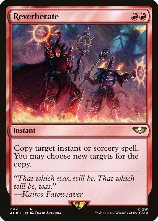 Reverberate (40K-207) - Warhammer 40,000 Commander - Premium MTG Single from Wizards of the Coast - Just $3.37! Shop now at Game Crave Tournament Store