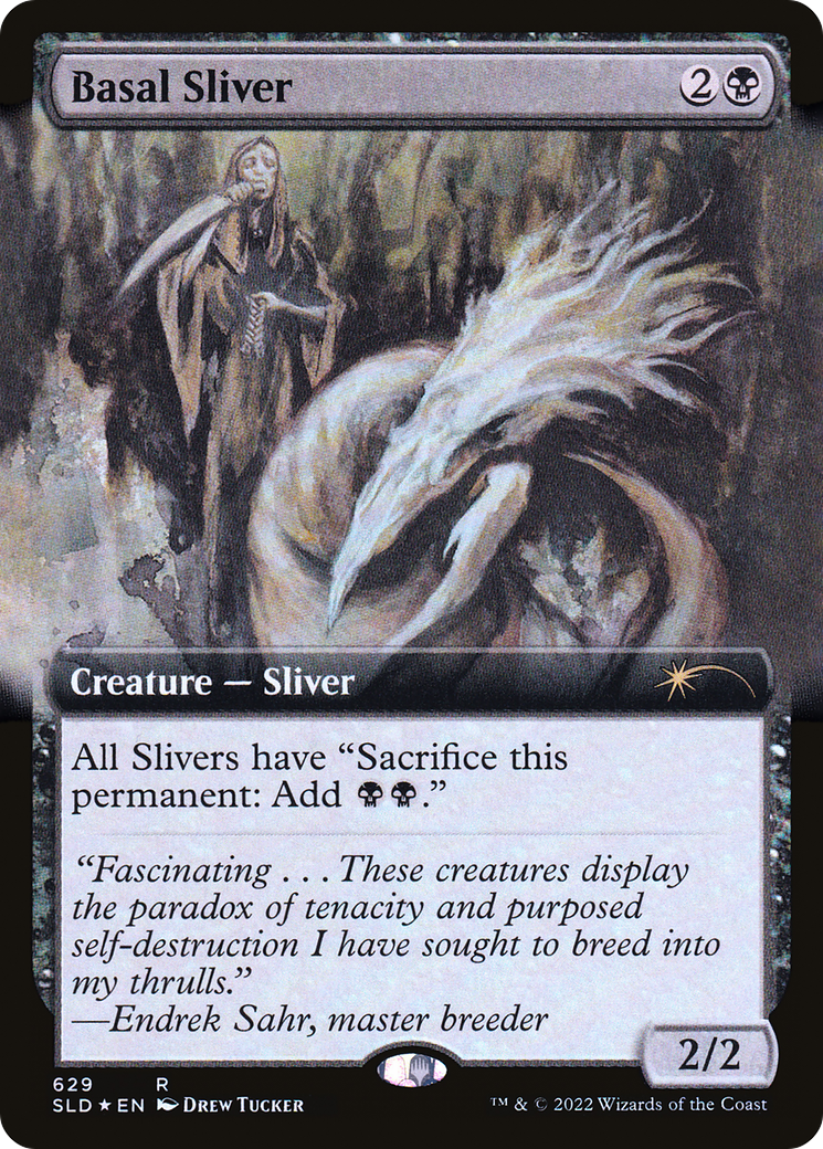 Basal Sliver (SLD-629) - Secret Lair Drop: (Extended Art) Foil - Premium MTG Single from Wizards of the Coast - Just $0.49! Shop now at Game Crave Tournament Store