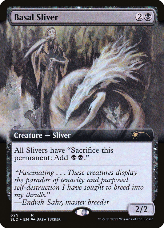 Basal Sliver (SLD-629) - Secret Lair Drop: (Extended Art) Foil - Premium MTG Single from Wizards of the Coast - Just $0.49! Shop now at Game Crave Tournament Store