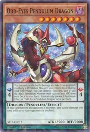 Odd-Eyes Pendulum Dragon (Shatterfoil) (SP15-EN012) - Star Pack ARC-V 1st Edition - Premium Yugioh Single from Konami - Just $0.94! Shop now at Game Crave Tournament Store