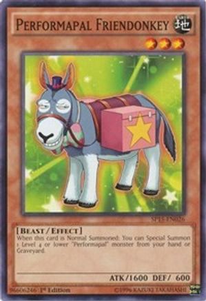 Performapal Friendonkey (SP15-EN026) - Star Pack ARC-V 1st Edition - Premium Yugioh Single from Konami - Just $0.25! Shop now at Game Crave Tournament Store