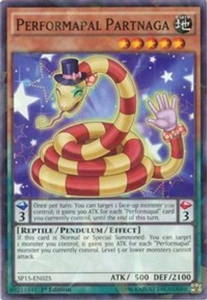 Performapal Partnaga (Shatterfoil) (SP15-EN025) - Star Pack ARC-V 1st Edition - Premium Yugioh Single from Konami - Just $0.25! Shop now at Game Crave Tournament Store