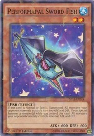Performapal Sword Fish (Shatterfoil) (SP15-EN014) - Star Pack ARC-V 1st Edition - Premium Yugioh Single from Konami - Just $0.09! Shop now at Game Crave Tournament Store